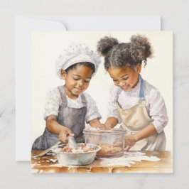 Chaos in der Küche: Muttertag Feiertagskarte