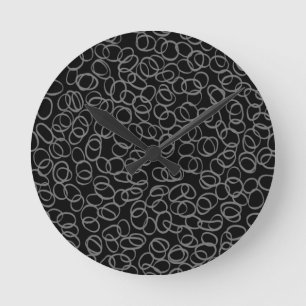 Chaos in Order Runde Wanduhr
