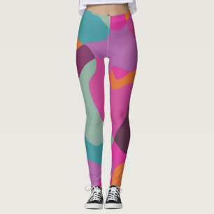 Chaos in Retrofarben Leggings