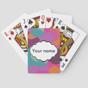 Chaos in Retrofarben Spielkarten