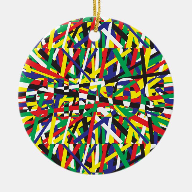 Chaos, in Vorwahlen Keramik Ornament (Vorne)