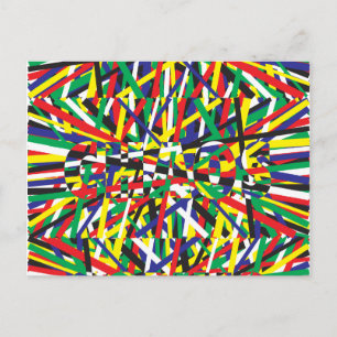 Chaos, in Vorwahlen Postkarte