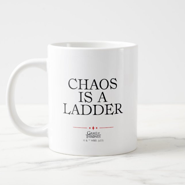 Chaos Is A Ladder Jumbo-Tasse (Links)