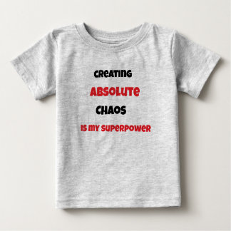 Chaos ist meine Supermacht Baby T-shirt