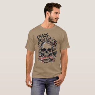 Chaos ist Ordnung Shirt Dunkler Rebellion Totenkop