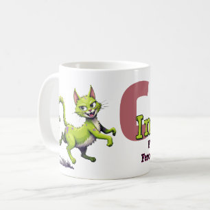 Chaos-Katze-Tasse – Incitata: Munter im Bett Kaffeetasse