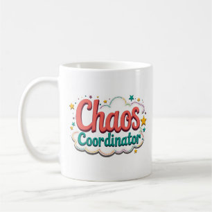 Chaos-Koordinator Bunter Kaffeebecher Kaffeetasse