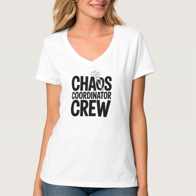 Chaos-Koordinator-Crew T-Shirt (Vorderseite)