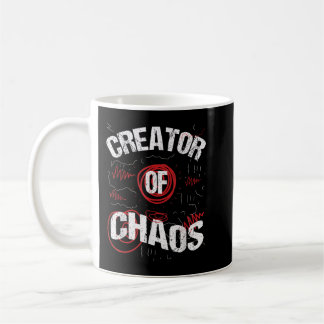 Chaos-Koordinator Ersteller Besetzter Vater oder M Kaffeetasse