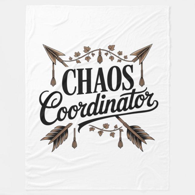 Chaos-Koordinator Fleecedecke (Vorderseite)
