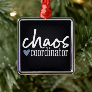*CHAOS-KOORDINATOR* FUN JÄHRLICHE ORNATION ORNAMENT AUS METALL