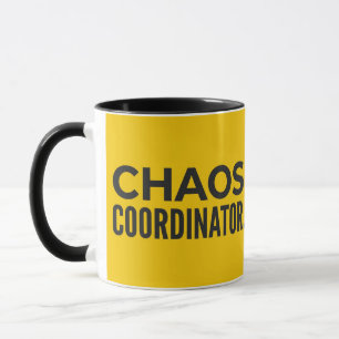 Chaos-Koordinator Gelb-Schwarze Kombi-Tasse Tasse