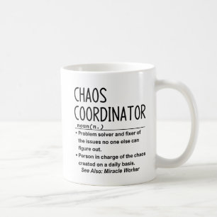 Chaos-Koordinator Kaffeetasse