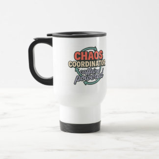 Chaos-Koordinator Koffein-betriebene Dankbarkeit Reisebecher