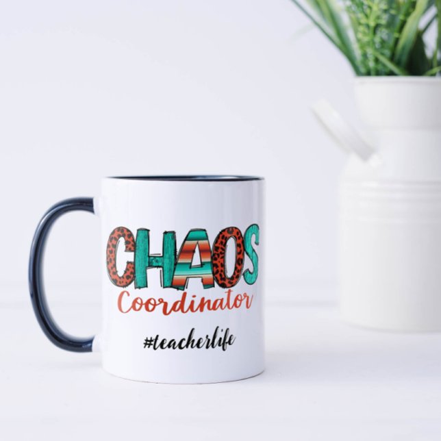 Chaos-Koordinator-Lehrer Tasse (Von Creator hochgeladen)