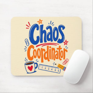 Chaos-Koordinator Lehrer Zurück zur Schule Design Mousepad