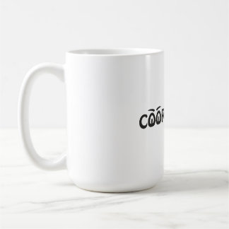 Chaos-Koordinator Lustige Typografie Kunst Kaffeetasse