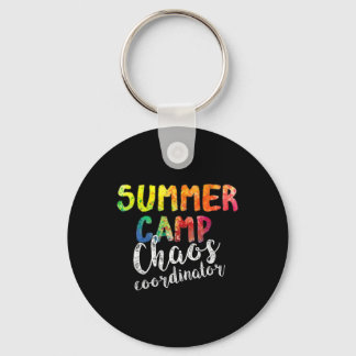 Chaos-Koordinator . Lustiger Sommercamp-Berater Schlüsselanhänger