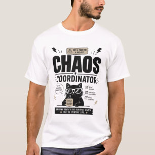 Chaos-Koordinator Lustiges Büro-Shirt – Minimalist T-Shirt
