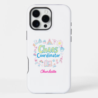 Chaos-Koordinator | Lustiges Geschenk zum Mutterta iPhone 16 Pro Max Hülle