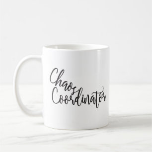 Chaos-Koordinator-mit Monogramm Kaffeetasse