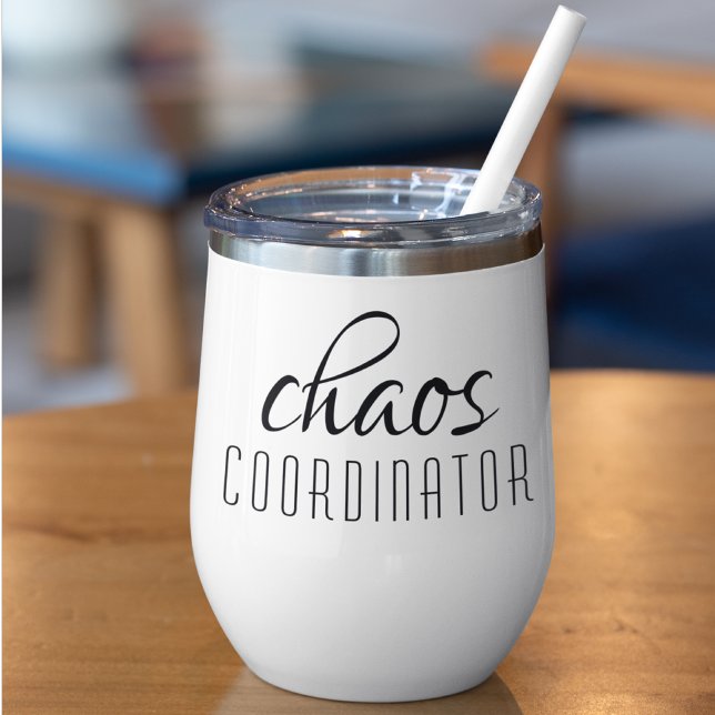Chaos-Koordinator Modernes Typografie-Skript (Von Creator hochgeladen)