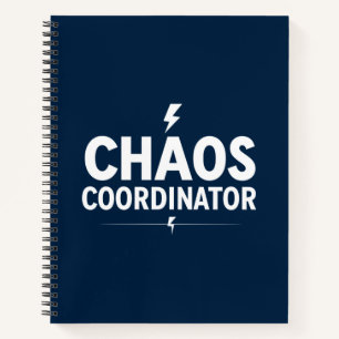 Chaos Koordinator Navy Notizbuch - Bürogeschenk