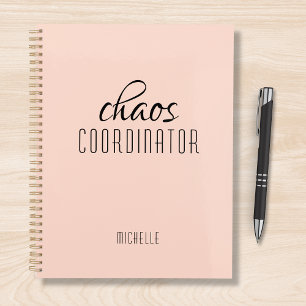 Chaos-Koordinator Peach Personalisiert Name Planer