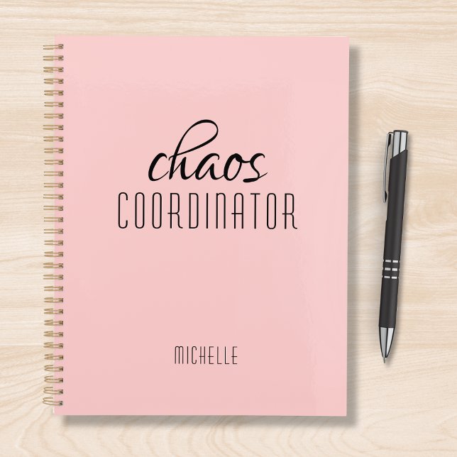 Chaos-Koordinator Pink-Personalisierter Name Planer (Von Creator hochgeladen)