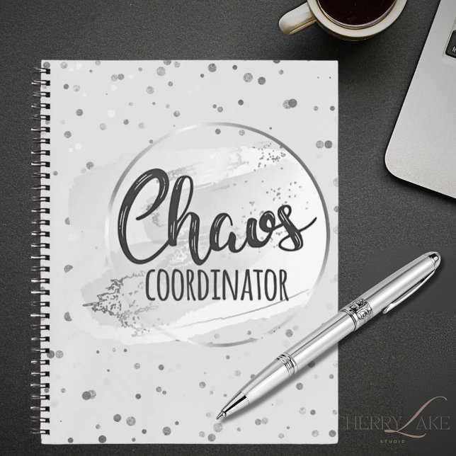 Chaos Koordinator Silber Notizbuch Planer (Von Creator hochgeladen)