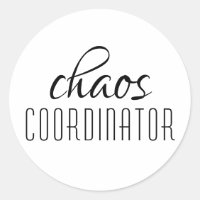 Chaos-Koordinator Typografischer Text