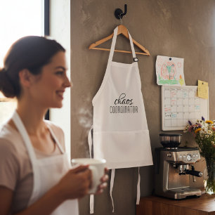 Chaos-Koordinator Typografischer Text Schürze