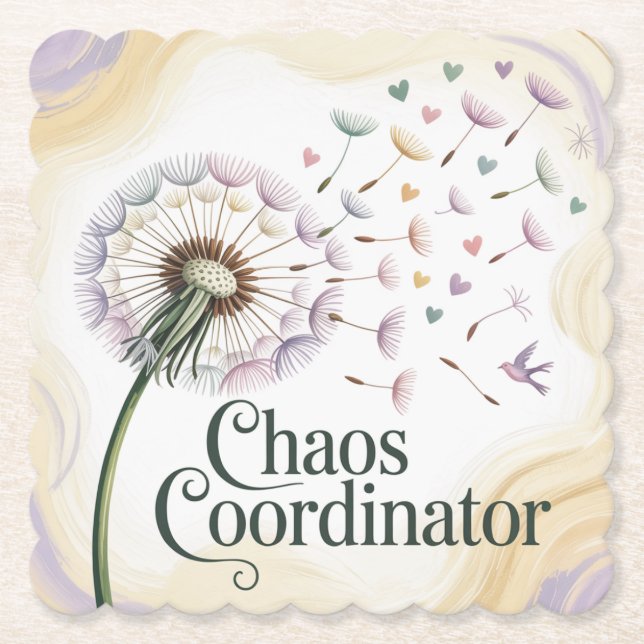 Chaos-Koordinator Untersetzer (Vorderseite)
