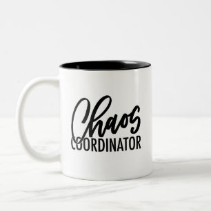 Chaos-Koordinator Zweifarbige Tasse