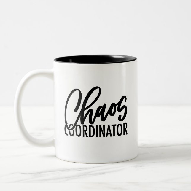 Chaos-Koordinator Zweifarbige Tasse (Links)