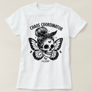 Chaos-Koordinatorin Mama Lustiges Skelett Grafik T T-Shirt