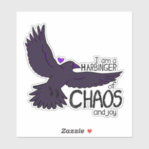 Chaos-Krähe Aufkleber
