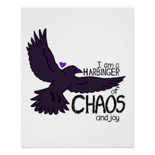 Chaos-Krähe Poster