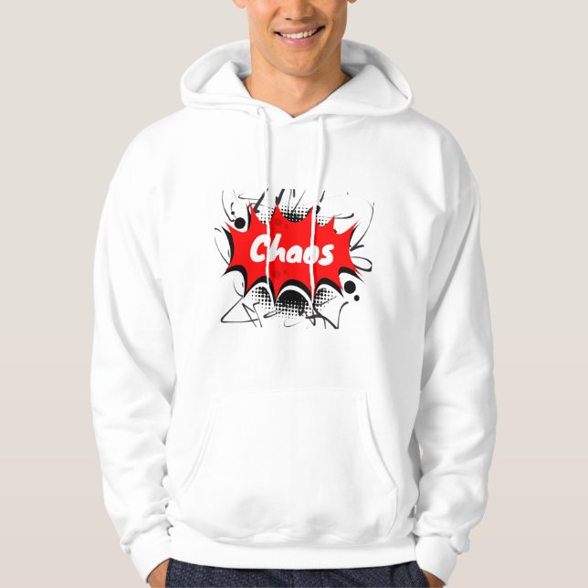 CHAOS-Modus – Comic-Blast-Hoodie Hoodie (Vorderseite)
