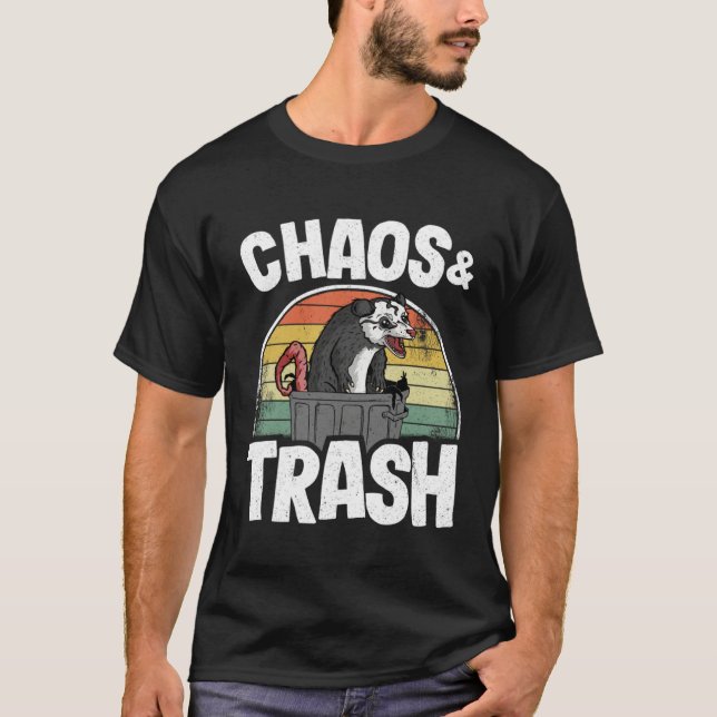 Chaos & Müll Opossum  Possum T-Shirt (Vorderseite)