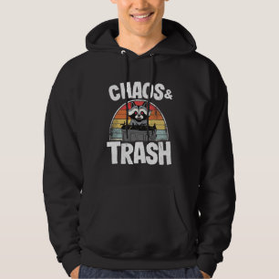 Chaos & Müll Waschbär  1 Hoodie