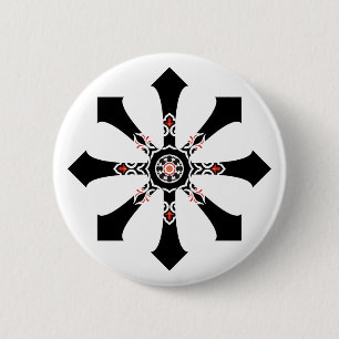 Chaos nochmals besuchter Sternknopf Button