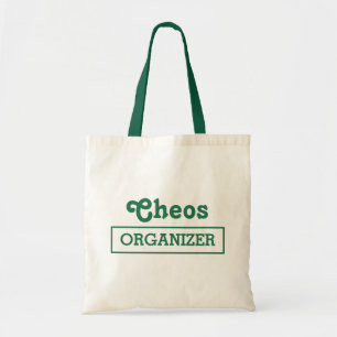 Chaos Organiser Minimalistischer Spaß Typografie D Tragetasche