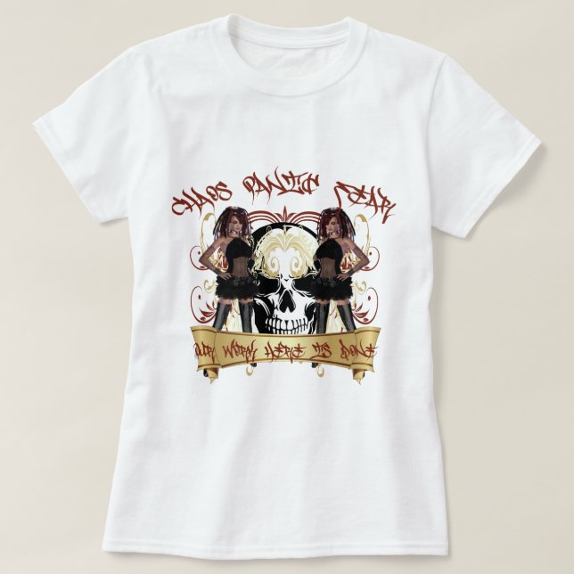 Chaos Panik Angst, dass meine Arbeit getan ist T-Shirt (Design vorne)