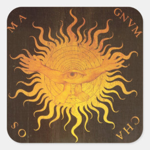 Chaos Quadratischer Aufkleber