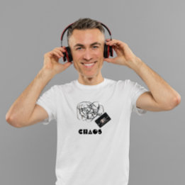 "Chaos" Retro-Audiokassette Vintage T-Shirt