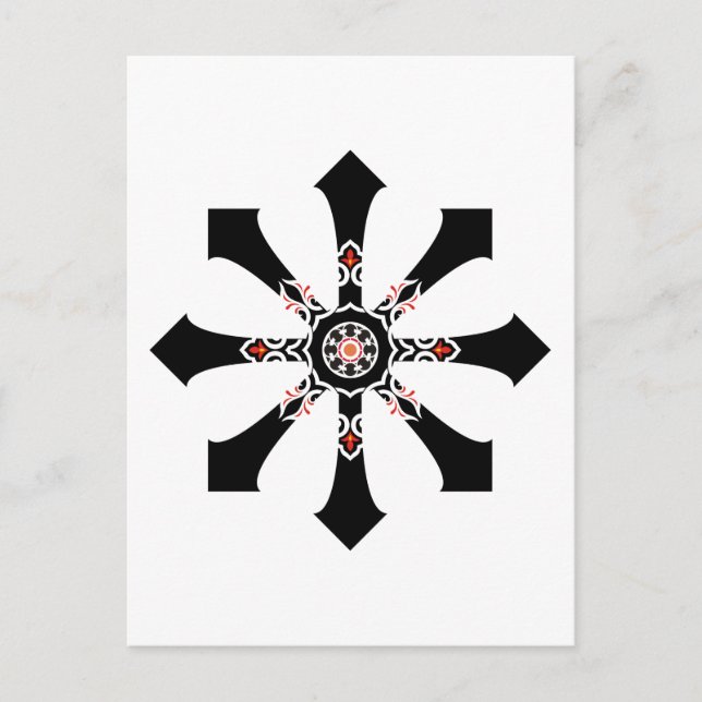 Chaos Revisited star Postcard Postkarte (Vorderseite)