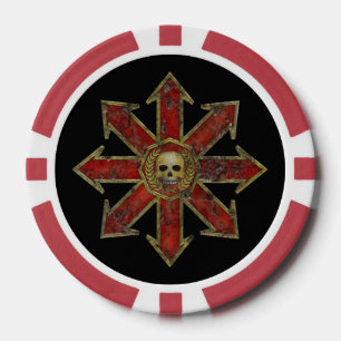 Chaos - Rot Pokerchips