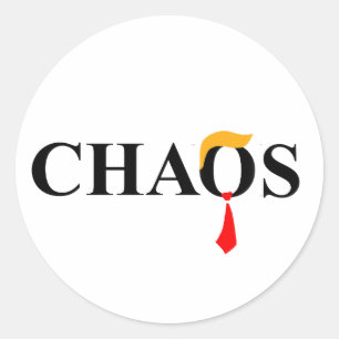 Chaos Runder Aufkleber