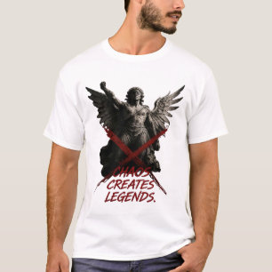 Chaos schafft Legenden Gefallener Engel Kunst T-Shirt